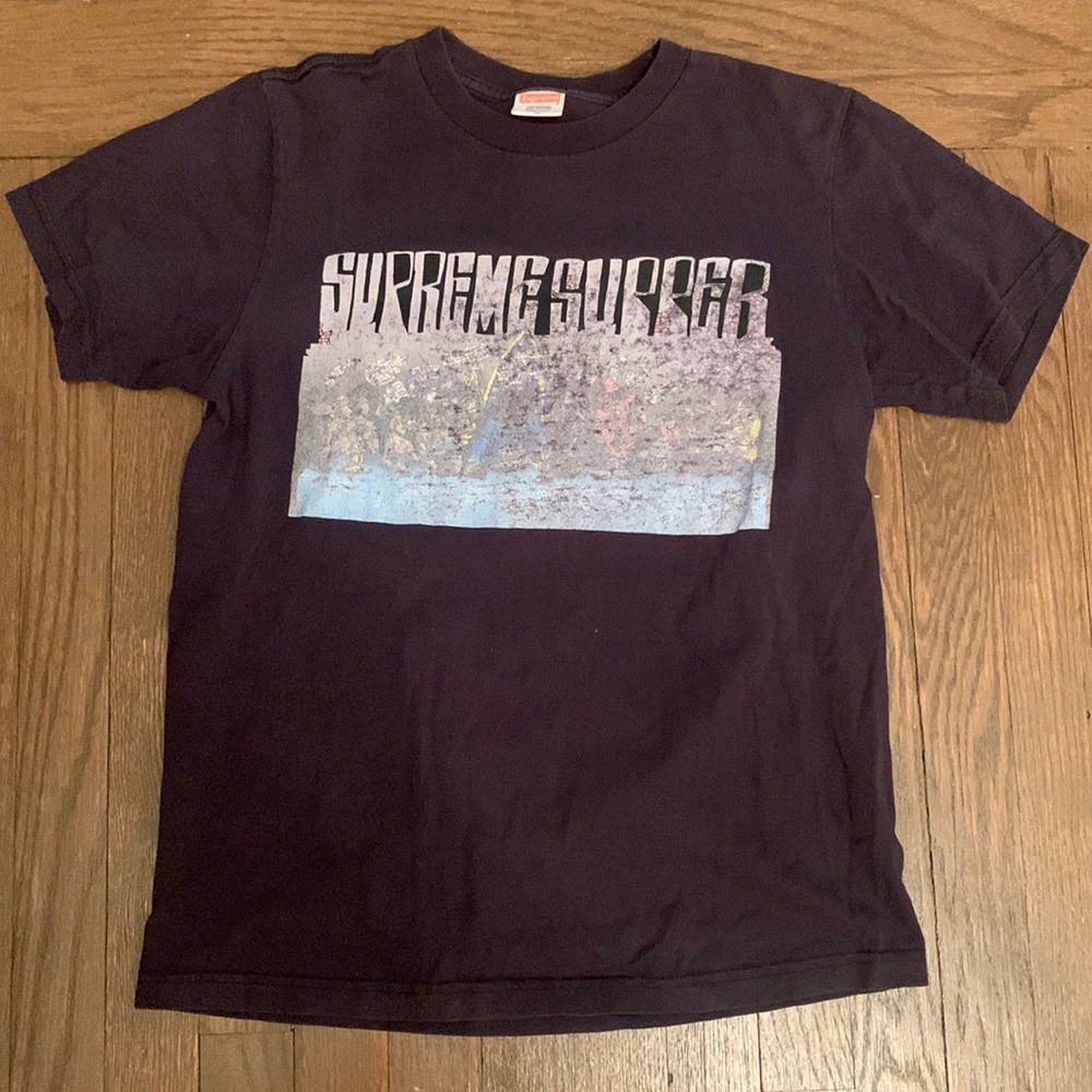 Rare Supreme x Joe Cool Supper Tee Black 2007